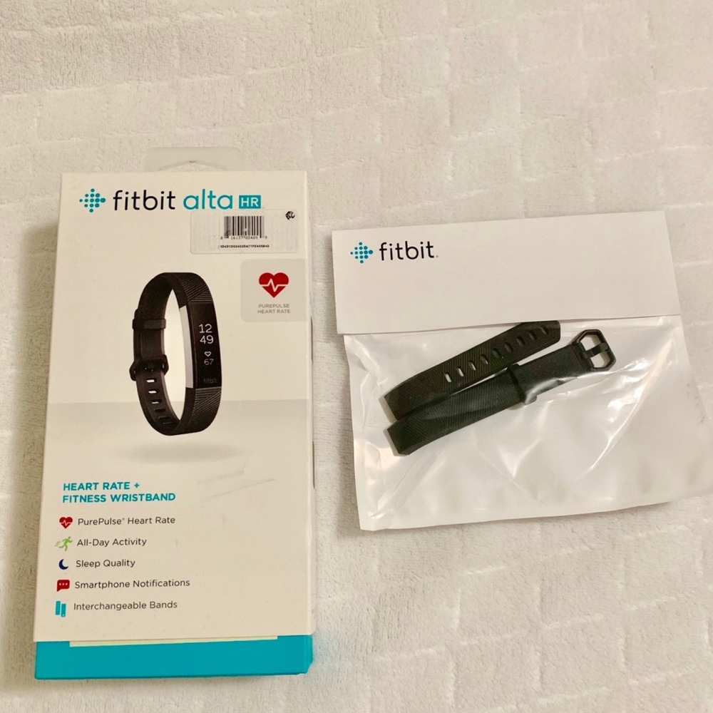 Fitbit Alta HR with extra wristband